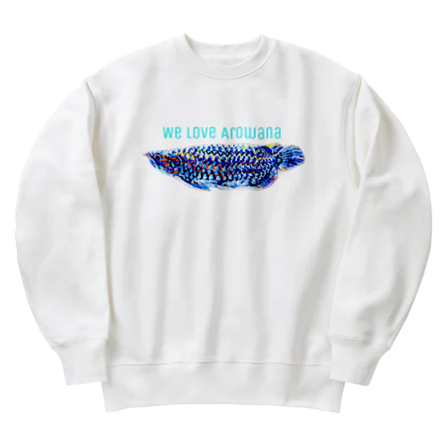 ブルータイプレッドアロワナ　by RA Heavyweight Crew Neck Sweatshirt