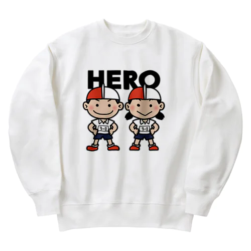 わんぱくキッズ〜紅白帽〜 Heavyweight Crew Neck Sweatshirt