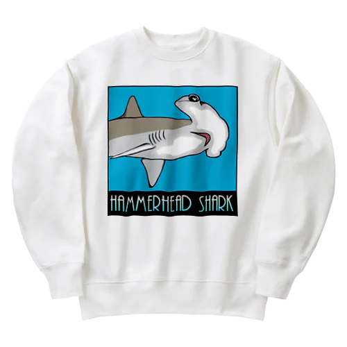 Hammerhead shark(撞木鮫) Heavyweight Crew Neck Sweatshirt