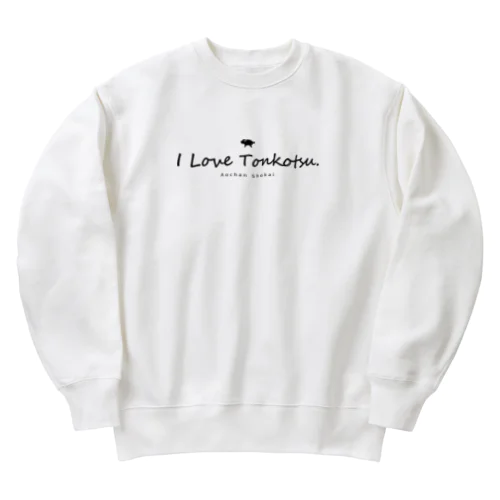 I Love Tonkotsu Heavyweight Crew Neck Sweatshirt