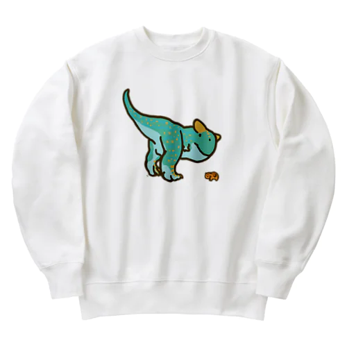 ゆるカルノタウルス　カルノたんとおともだち（見返り） Heavyweight Crew Neck Sweatshirt