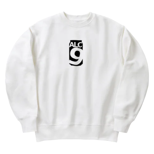 ALC.9 alcohol nine simple 【stokan】 Heavyweight Crew Neck Sweatshirt