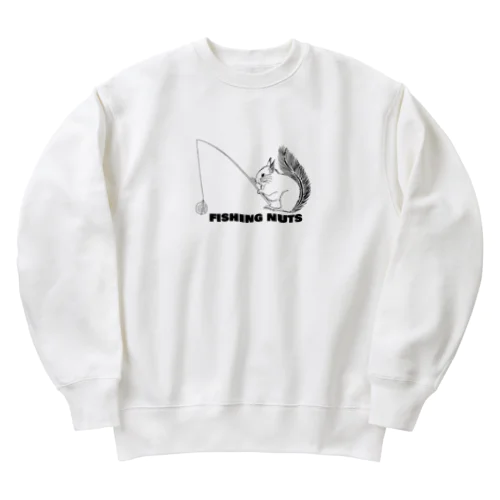 Fishing nuts リス Heavyweight Crew Neck Sweatshirt