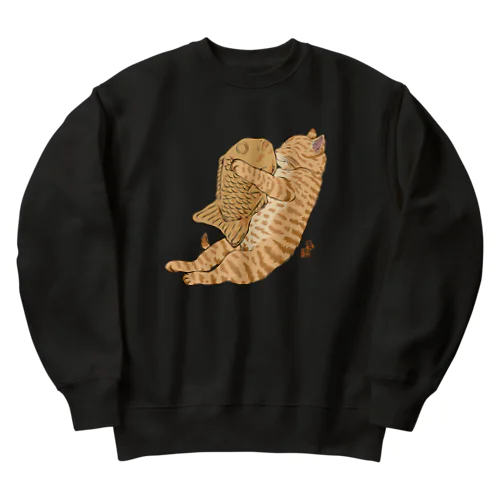 たい焼きだっこ Heavyweight Crew Neck Sweatshirt