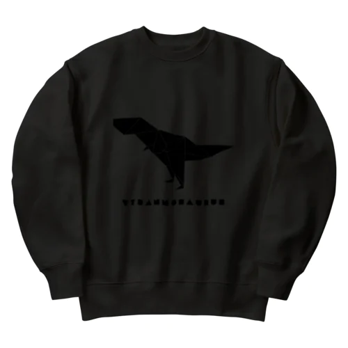 恐竜／ティラノサウルス Heavyweight Crew Neck Sweatshirt