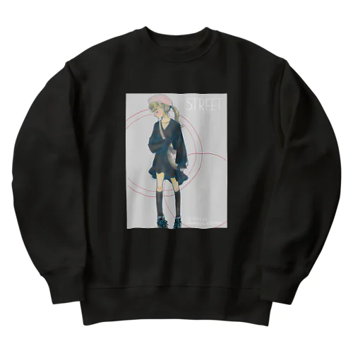 STREET-Girl Heavyweight Crew Neck Sweatshirt