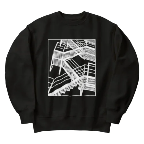 非常階段（WHITE） Heavyweight Crew Neck Sweatshirt