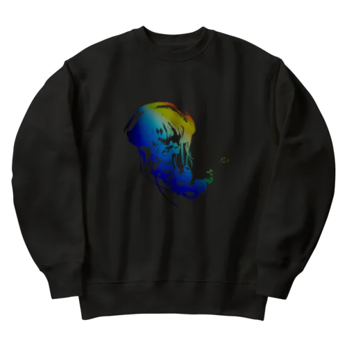 夜のくらげ Heavyweight Crew Neck Sweatshirt