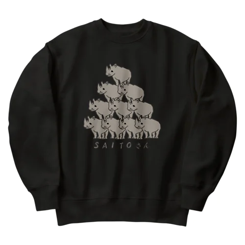 サイが十匹 さいとうさん Heavyweight Crew Neck Sweatshirt