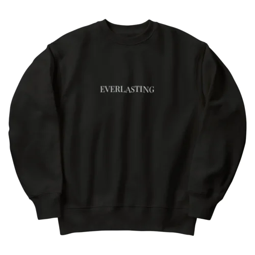 monotone "EVERLASTING" Heavyweight Crew Neck Sweatshirt