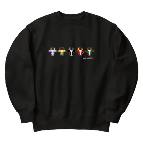 ウシウシファイブ/濃色 Heavyweight Crew Neck Sweatshirt