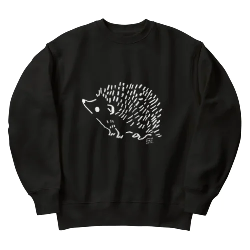 しろいはりねずみさん Heavyweight Crew Neck Sweatshirt