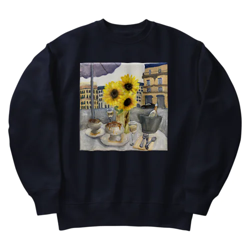 パリひまわりちゃん Heavyweight Crew Neck Sweatshirt