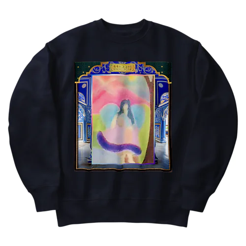 夜明けのエンジェル  Heavyweight Crew Neck Sweatshirt