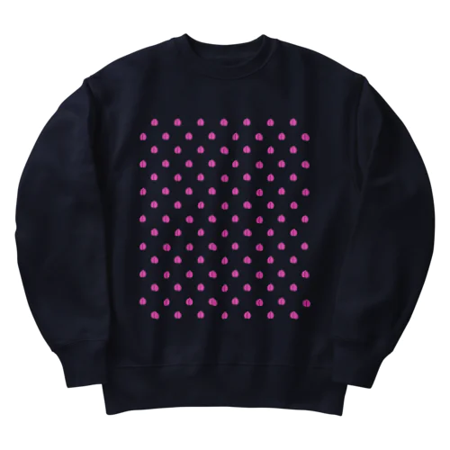 ドット よく見るともも Heavyweight Crew Neck Sweatshirt