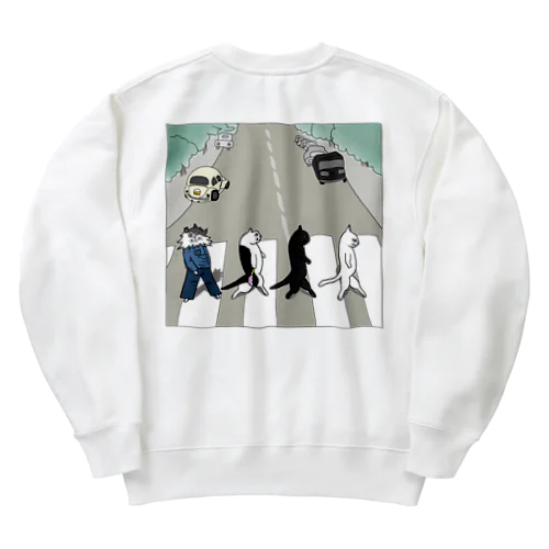 にゃーとるず Heavyweight Crew Neck Sweatshirt