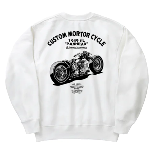 CUSTOM MORTOR CYCLE Heavyweight Crew Neck Sweatshirt