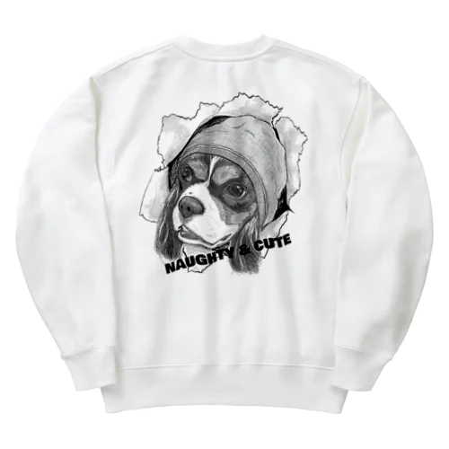 NAUGHTY&CUTE Heavyweight Crew Neck Sweatshirt