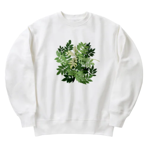 藤の葉陰 Heavyweight Crew Neck Sweatshirt