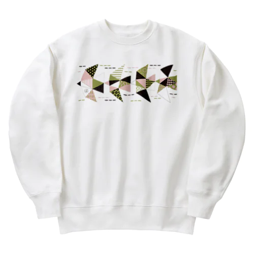 つぐみどり1 Heavyweight Crew Neck Sweatshirt