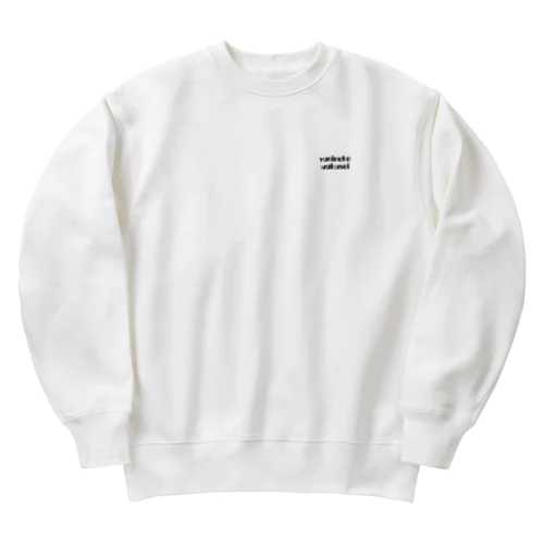 ❖僕のｴｰﾃﾞﾙﾜｲｽ❖茶色(背面)ロゴ入り Heavyweight Crew Neck Sweatshirt