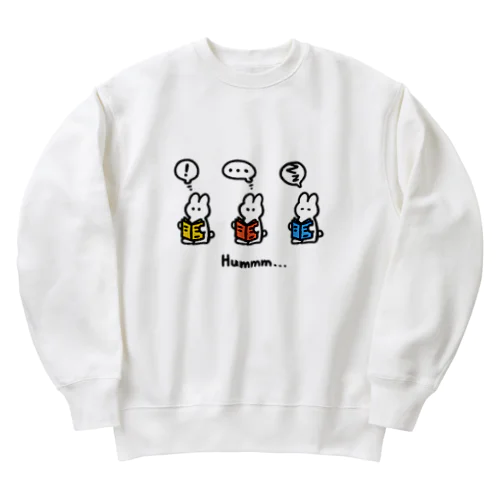 読書タイム Heavyweight Crew Neck Sweatshirt