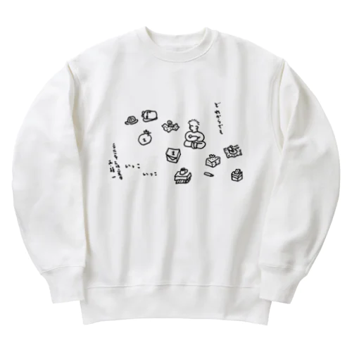 どれからでもいっこいっこ Heavyweight Crew Neck Sweatshirt