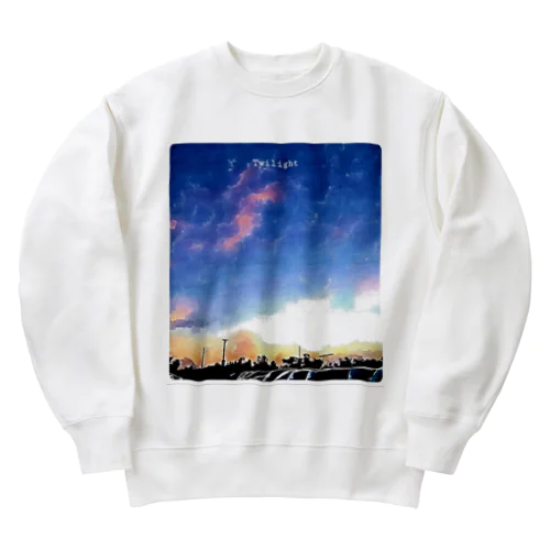 Twilight(アプリ加工)縦長 Heavyweight Crew Neck Sweatshirt