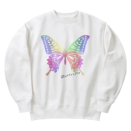 Butterfly(透過) Heavyweight Crew Neck Sweatshirt