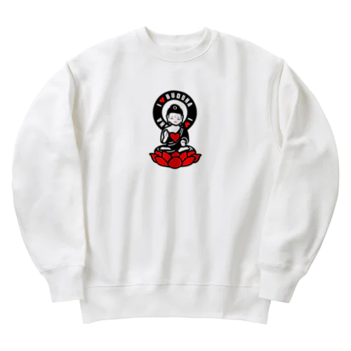 I ♡ BUDDHA Heavyweight Crew Neck Sweatshirt