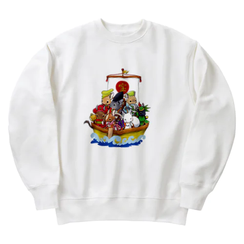 七福デグー Heavyweight Crew Neck Sweatshirt