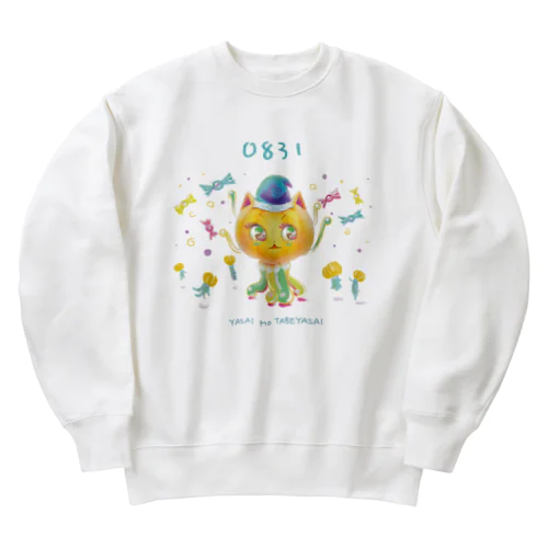 0831 YASAI MO TABEYASAI【野菜】 Heavyweight Crew Neck Sweatshirt