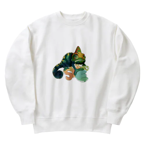 フチなしカメレオン Heavyweight Crew Neck Sweatshirt