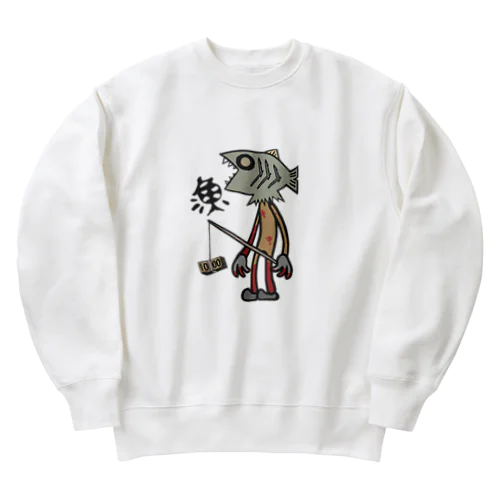 魚面人 Heavyweight Crew Neck Sweatshirt