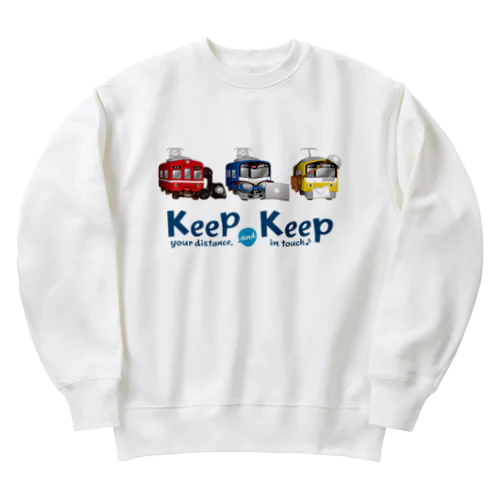 距離はあっても、心は近くに♪ Heavyweight Crew Neck Sweatshirt