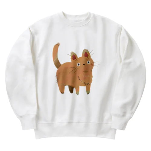 ぽやぽや猫 Heavyweight Crew Neck Sweatshirt