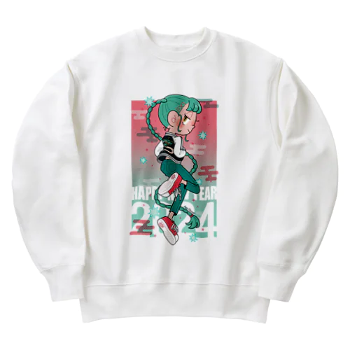 辰年ガール Heavyweight Crew Neck Sweatshirt