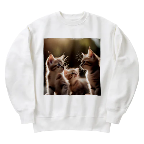 昼下がりの子猫たち Heavyweight Crew Neck Sweatshirt