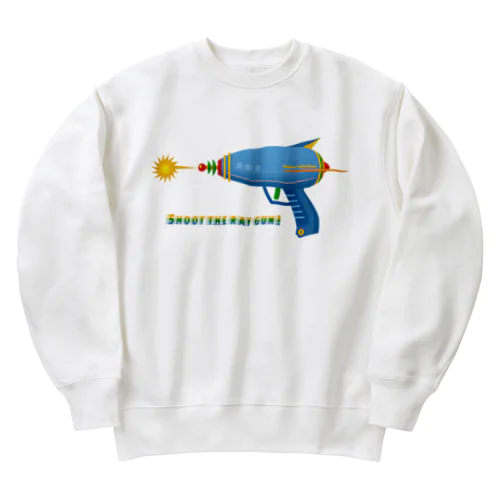 Shoot the ray gun! Heavyweight Crew Neck Sweatshirt