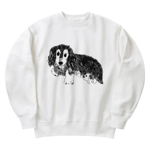 dog ダックスフント Heavyweight Crew Neck Sweatshirt