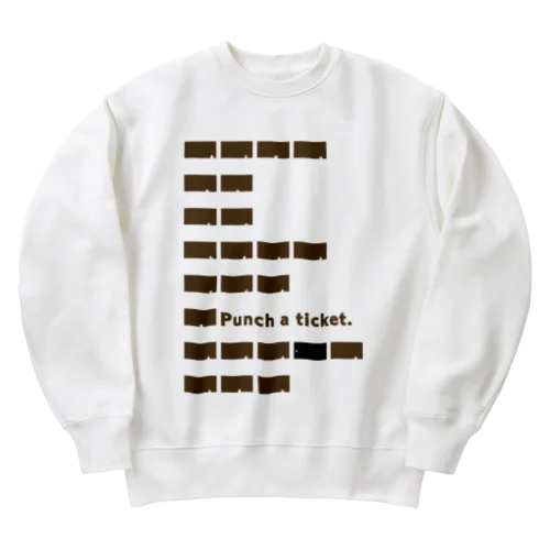 切符 Heavyweight Crew Neck Sweatshirt