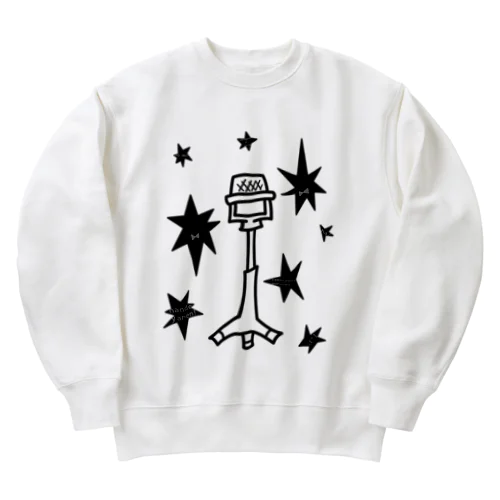 漫才マイク Heavyweight Crew Neck Sweatshirt