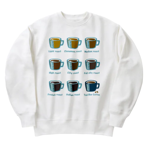 Roasted coffee Heavyweight Crew Neck Sweatshirt