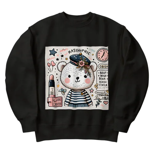 🌸お買い物　くまちゃん Heavyweight Crew Neck Sweatshirt