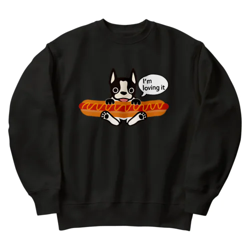 ホットドッグテリア Heavyweight Crew Neck Sweatshirt