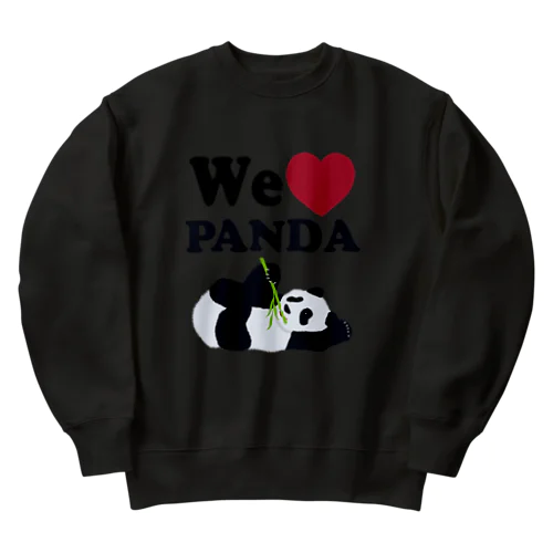 we love パンダ Heavyweight Crew Neck Sweatshirt