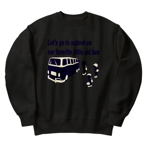 スクールバスと少年たち Heavyweight Crew Neck Sweatshirt