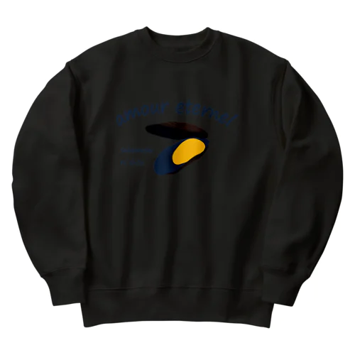 ムール貝のアムール(愛) Heavyweight Crew Neck Sweatshirt