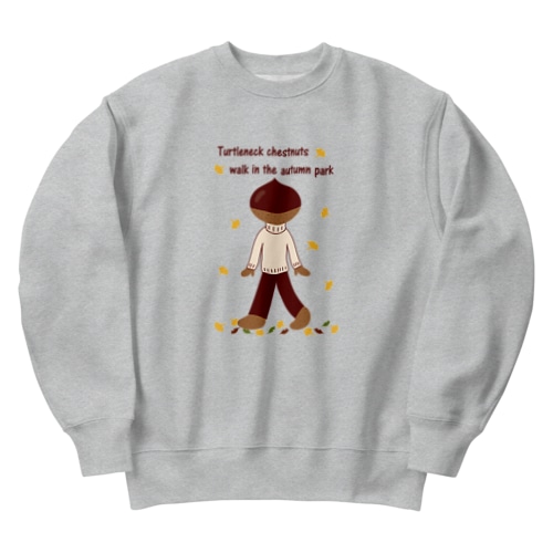 とっくりくんの秋散歩 Heavyweight Crew Neck Sweatshirt