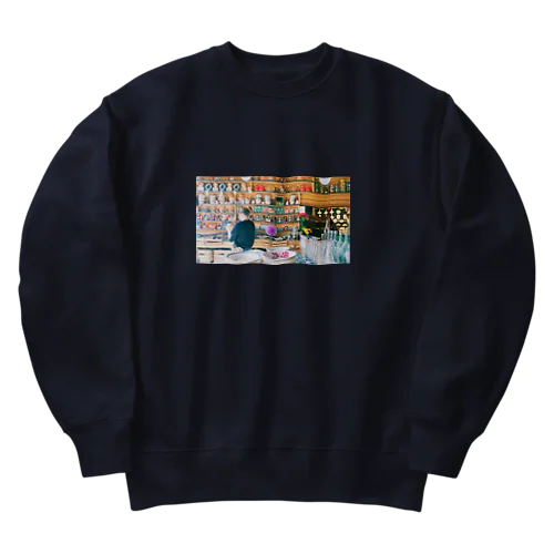 世界の土地と風景・パリ Heavyweight Crew Neck Sweatshirt